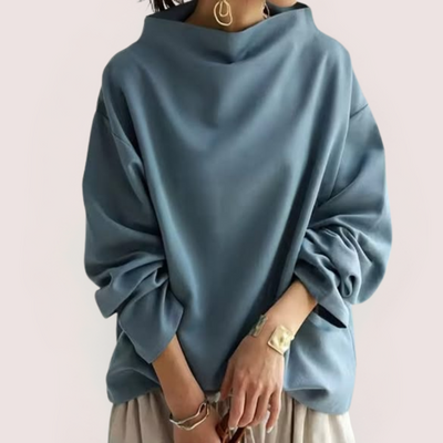 Sofia™ | Chic Trøje med Høj Krave