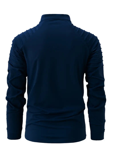 Linwood  - Langærmet Polo Skjorte Med Lynlås